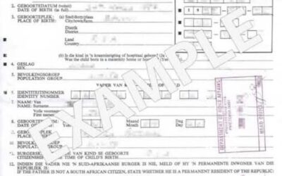 Vault Birth Certificate South Africa – Why It’s Required Abroad